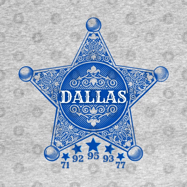 Dallas Cowboys Football - NFL Super Bowl Heritage by J_Joseph_Designs